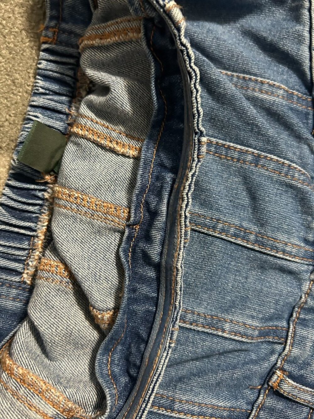 wild fable Denim Strapless Cargo Jumpsuit - Light Blue - Picture 5 of 12